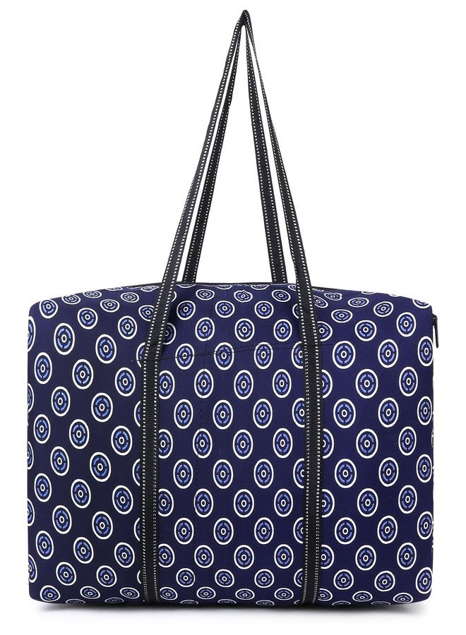 ZEEMOKAD حقيبة تخزين إضافية للملابس من ZEEMOKAD باللون الأزرق، مناسبة للسفر/تخزين ألعاب الأطفال/حقيبة نزهة - Image 1